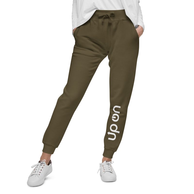 unisex-fleece-sweatpants-military-green-front-64f0498d1b0ed.jpg