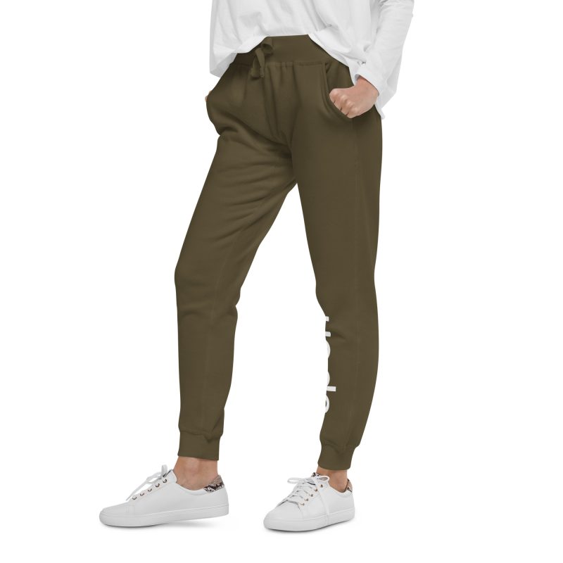 unisex-fleece-sweatpants-military-green-left-front-64f0498d1b305.jpg